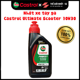 Nhớt cho xe tay ga CASTROL POWER1 Ultimate TỔNG HỢP 100% 10w30 800ml