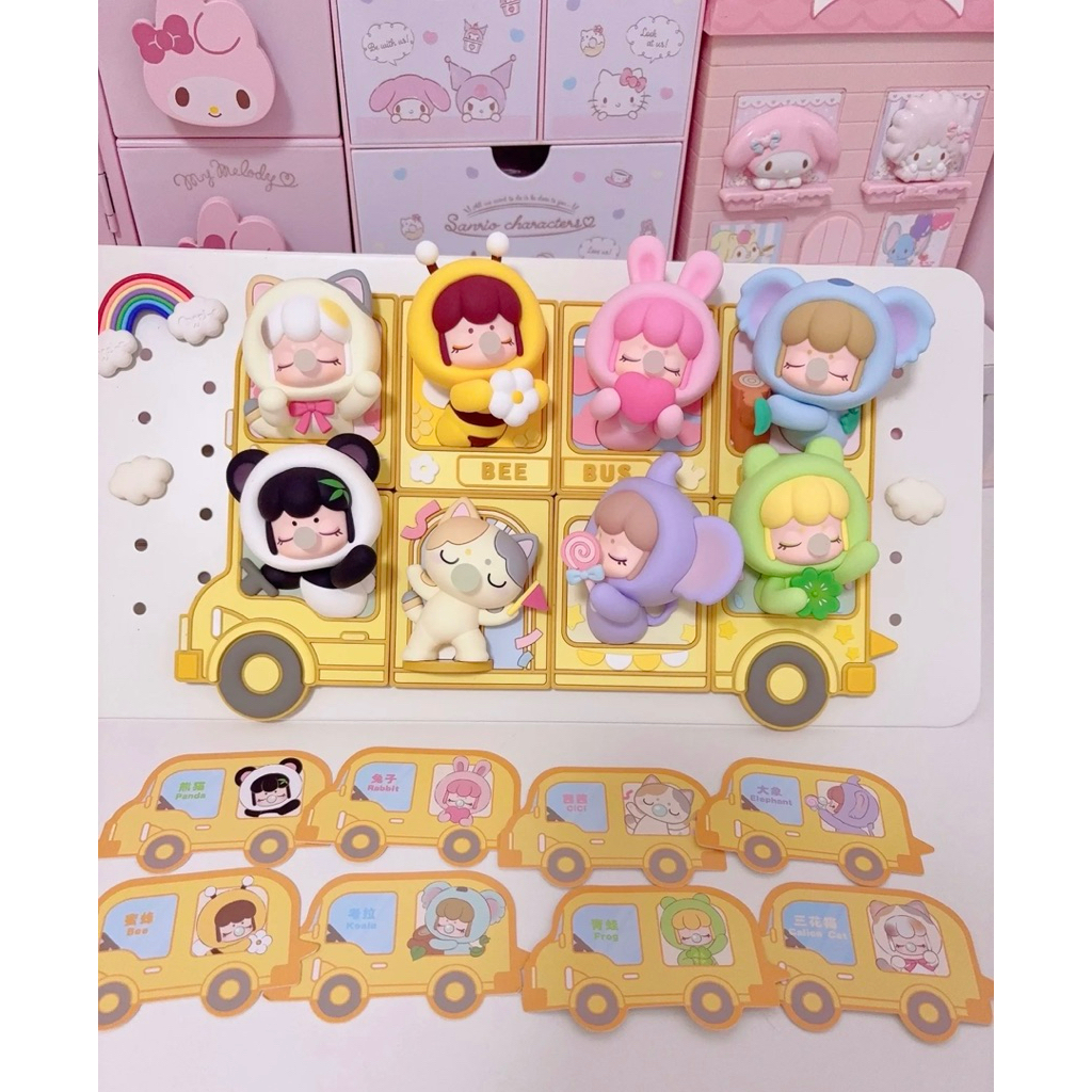 Blindbox hít tủ lạnh Nanci Baby Fluffy Party - Mô hình trưng bày dễ thương làm quà tặng