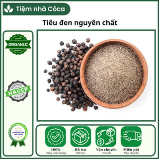 Hạt Tiêu Đen Khô – Nguyên Hạt – Túi Zip Bảo Quản – Loại 1