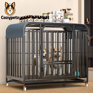  Chuồng Chó di động đa năng Cao Cấp Sơn Tĩnh Điện và các giống chó cỡ lớn Có bánh xe dùng trong nhà 