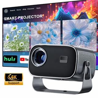 COD Máy chiếu mini 4K P19 máy chiếu xem phim Full HD Điều chỉnh 360° Android13.0 độ sáng cao, kết nối wifi, bluetooth