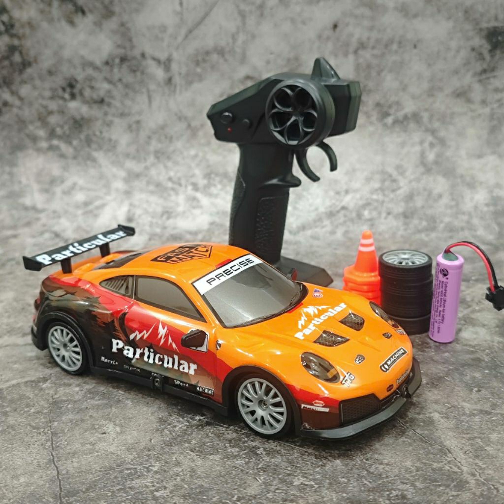 Xe điều khiển mini Drift Porche Attitude 1:20 NEW 2025 hỗ trợ pin sạc, lốp drift và đèn