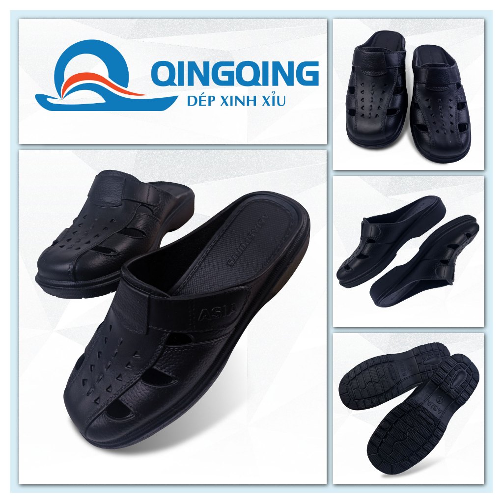 (7 KIỂU) Dép sục trung niên Asia phong cách quý ông, đế đúc siêu bền -Hàng chính hãng