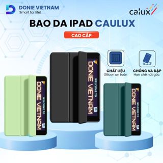 Bao Da Ipad Calux Vỏ Màu Pastel Viền Silicon Bản Tiêu Chuẩn (Không khe bút) Cover Case Ipad Gen 10, Air 4/5/6 Pro P02