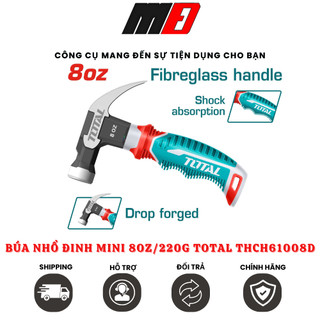 Búa nhổ đinh mini 8oz/220g total thch61008d mẫu mới cập nhật