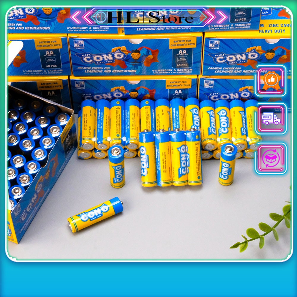 Pin Aa Con Ó – Pin Tiểu 2A 1.5V - Mẫu Mới Superman