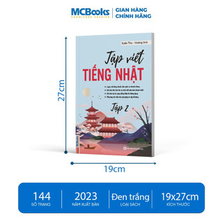 Sách - Combo Tập Viết Tiếng Nhật (Tập 1 + Tập 2)