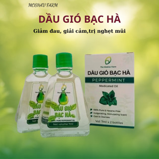 Dầu Gió Bạc Hà Mát Dịu Thông Mũi Giảm Say Xe The Moshav Farm
