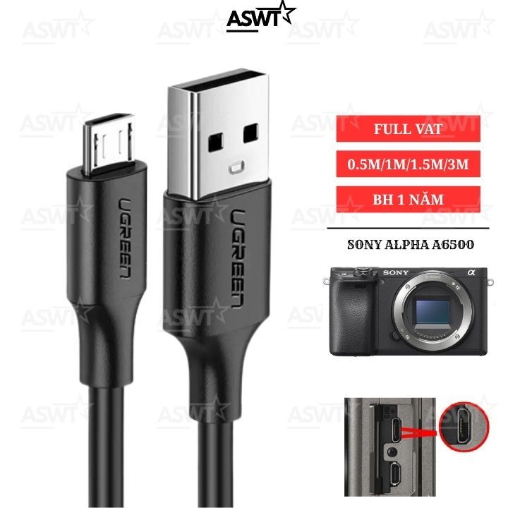 Dây livestream cho máy ảnh SONY Alpha A6500 / sony 6500 / ILCE-6500 dài 0.5m 1m 1.5m 3m