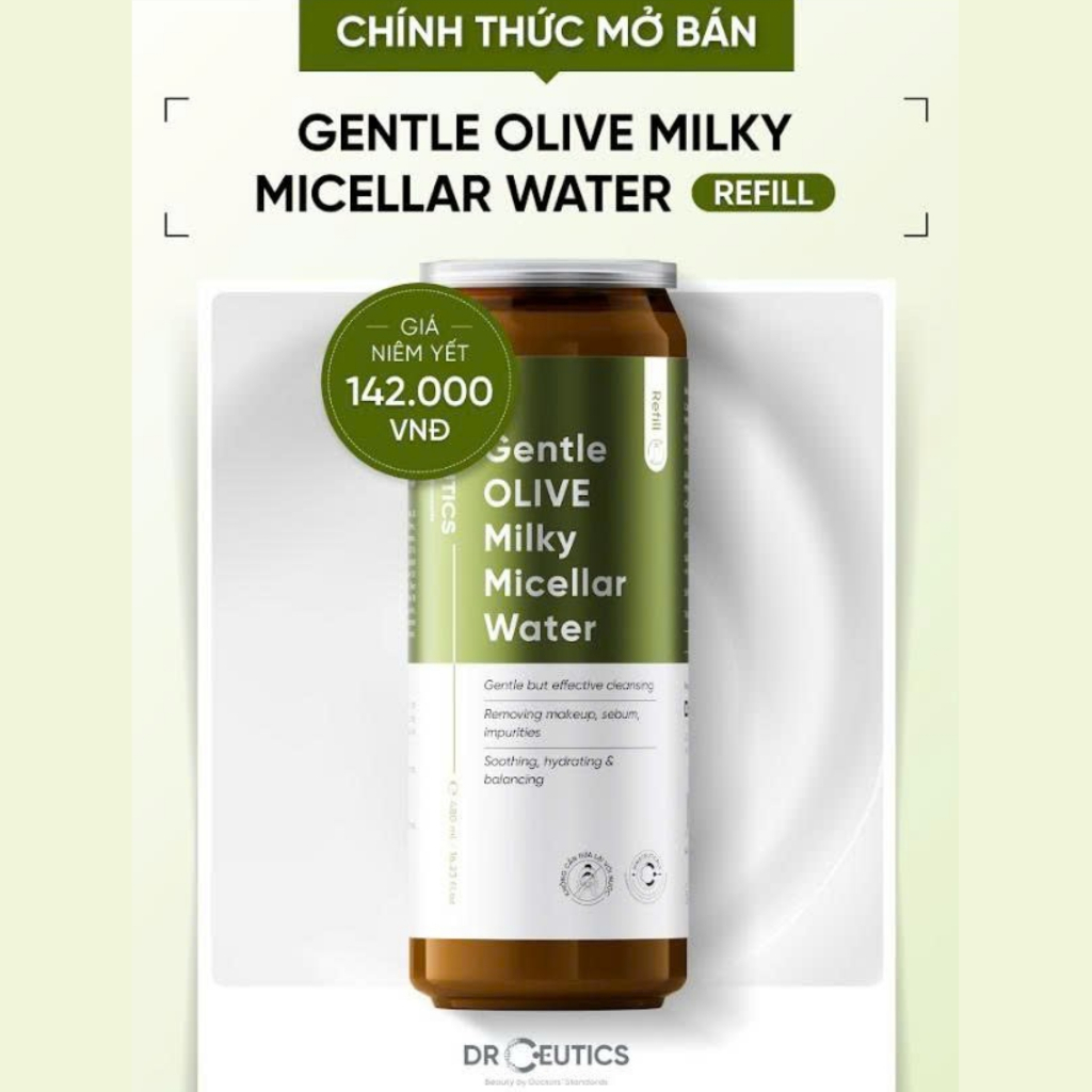 Ảnh 9 của Nước tẩy trang DRCEUTICS Ultra-Mild Olive Cleansing Water làm sạch sâu, không gây khô da
