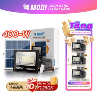 [TẶNG 3 ĐÈN PT08] Đèn Led Năng Lượng Mặt Trời MODI SOLAR PT20 200W 300W 400W Với 3 Chế Độ Ánh Sáng