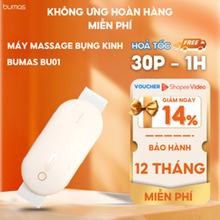Máy Massage Chườm Nóng Giảm Đau Bụng Kinh BUMAS BU01 - Đai massage bụng lưng - Quà Tặng Bạn Gái