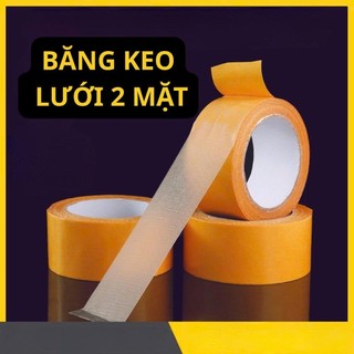  Băng Keo 2 Mặt Sợi Lưới Thủy Tinh Cường Lực Siêu Bám Dính Siêu Chắc Chắn Dán Thảm Nền Ổ Điện 