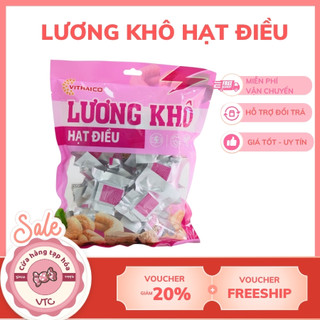  Lương Khô Mini vị hạt điều VITHAICO thực phẩm dinh dưỡng viên năng lượng bổ sung năng lượng thay thế bữa ăn loại 350g 