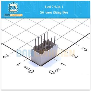 Bộ 3 chiếc Led 7 0.36 1 Số Anot (Sáng Đỏ)   BANLINHKIEN