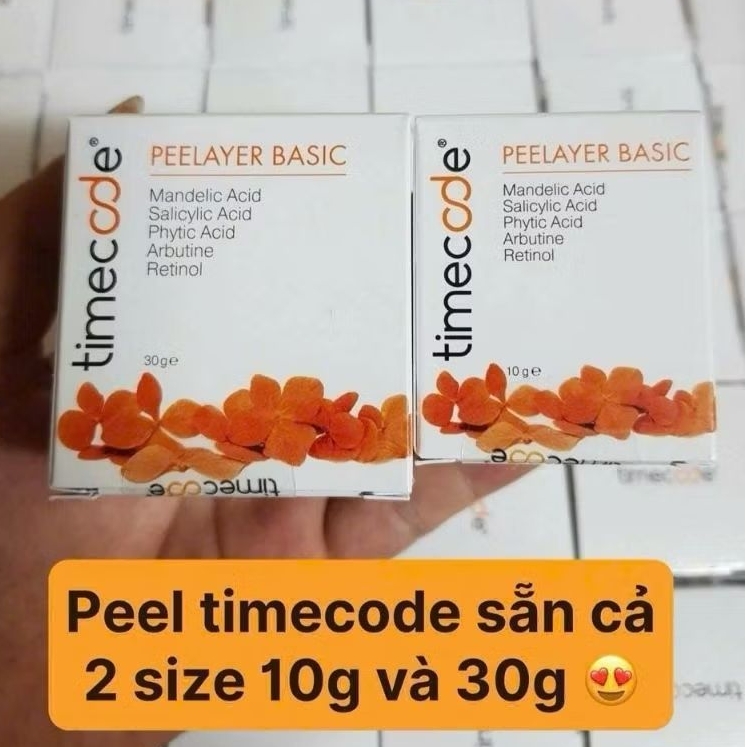 Peel siêu bong Timecode em về sẵn, peel như peel A thời gian ngắn hơn chỉ phù hợi da khỏe ạ