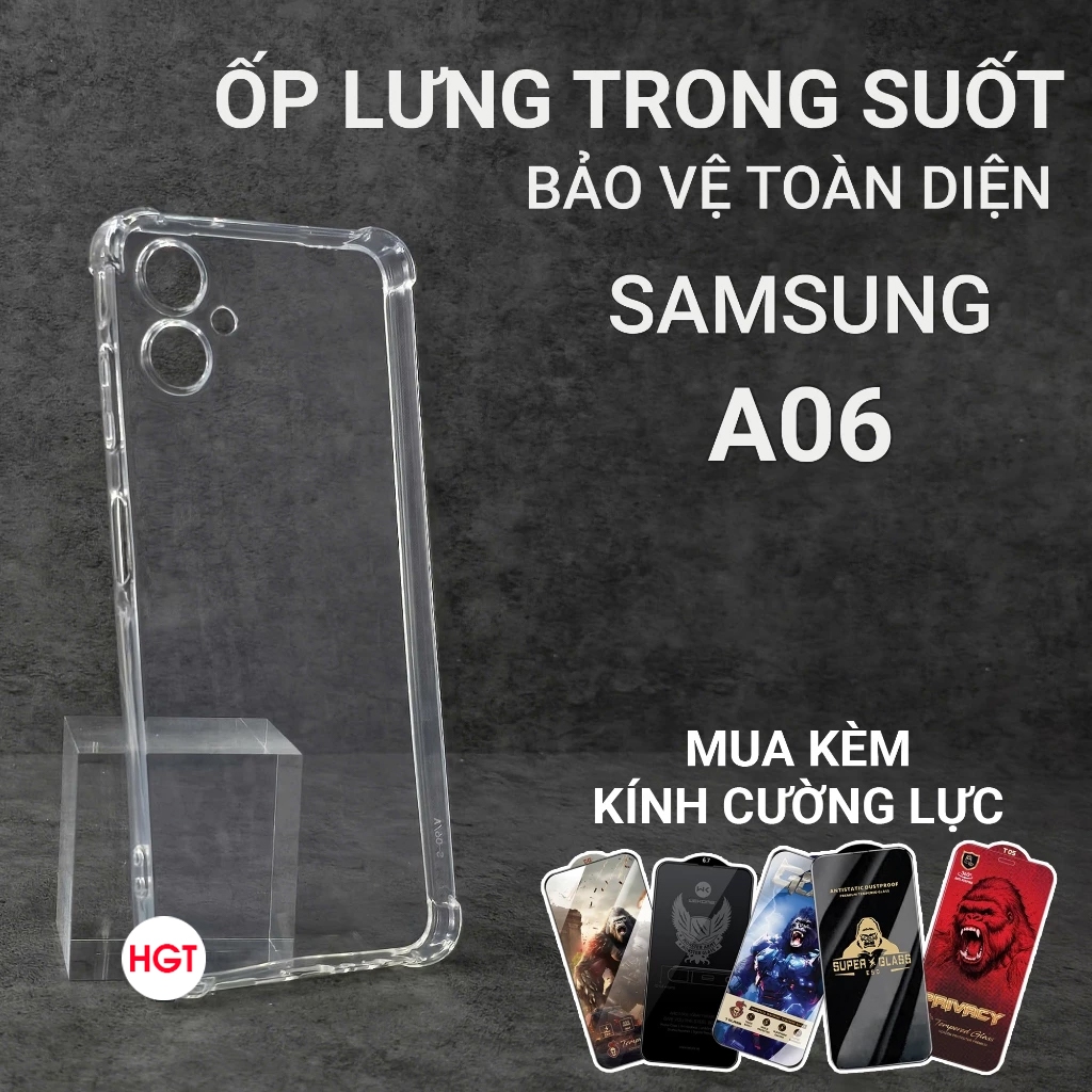 Ốp lưng Samsung A06 4G - A06 5G và kính cường lực nhiều serri #29