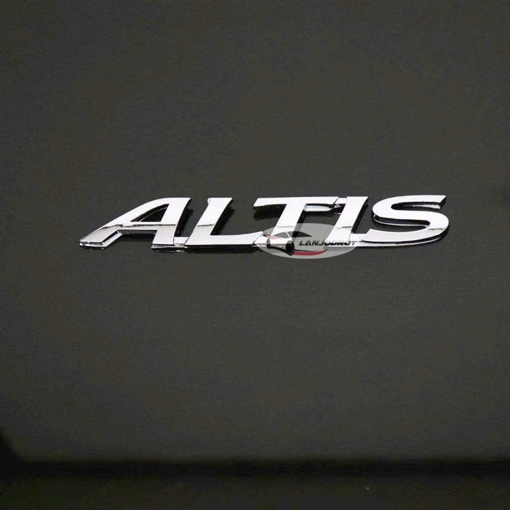 Logo Chữ Nổi Altis Dán Sau Xe Toyota Altis - Chữ Nổi Altis Dán Đuôi Xe
