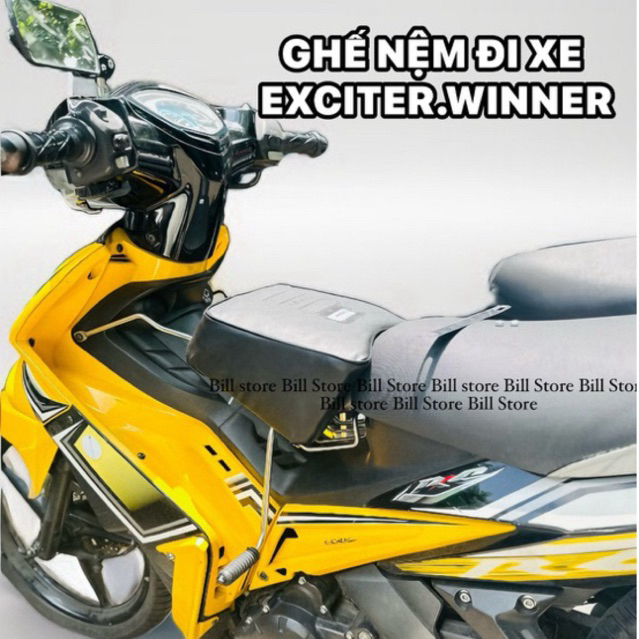 Ghế nệm ngồi xe cho bé xe Exciter 135,150,155.Winner. Winner X