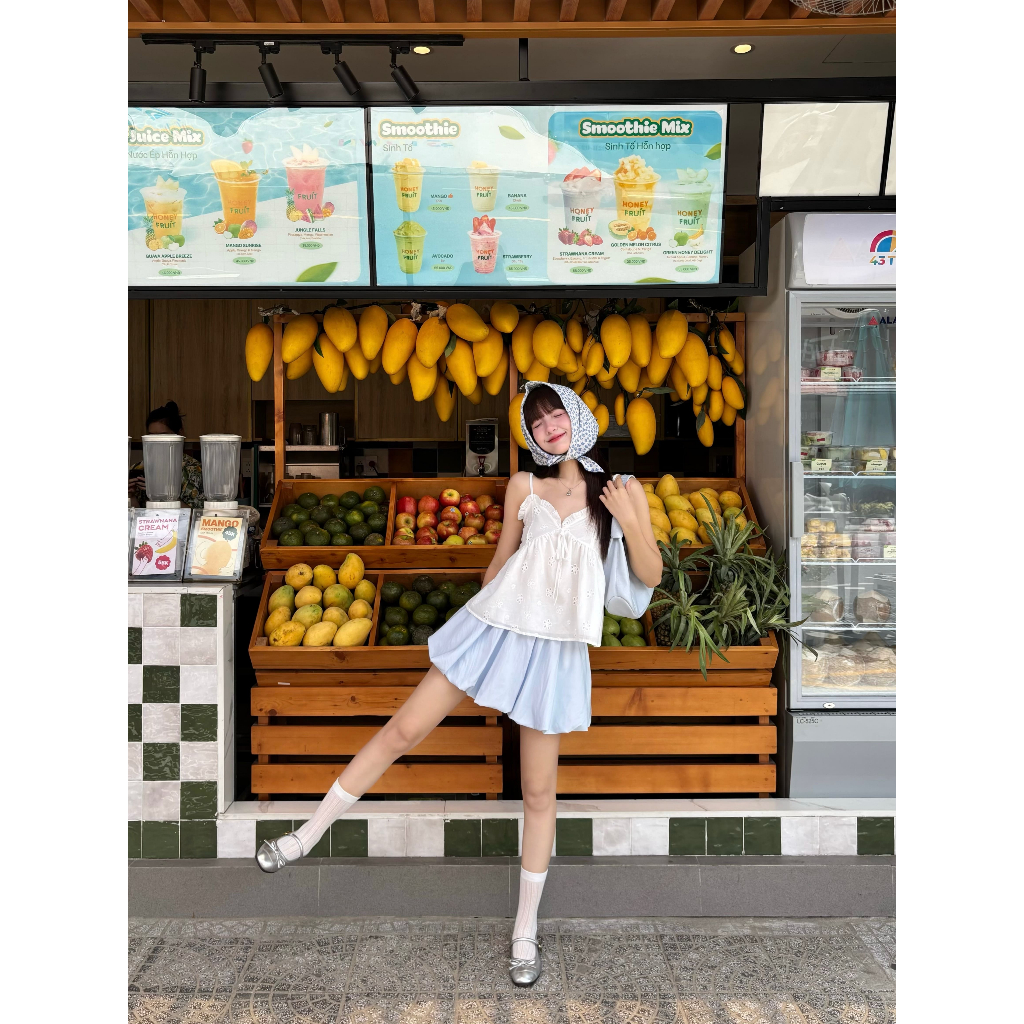 Chân Váy Bí Phồng MINHU CLOTHES Chân Váy Ngắn Lưng Chun Kèm Quần Bảo Hộ, Freesize và Bigsize [CV01] | BigBuy360 - bigbuy360.vn