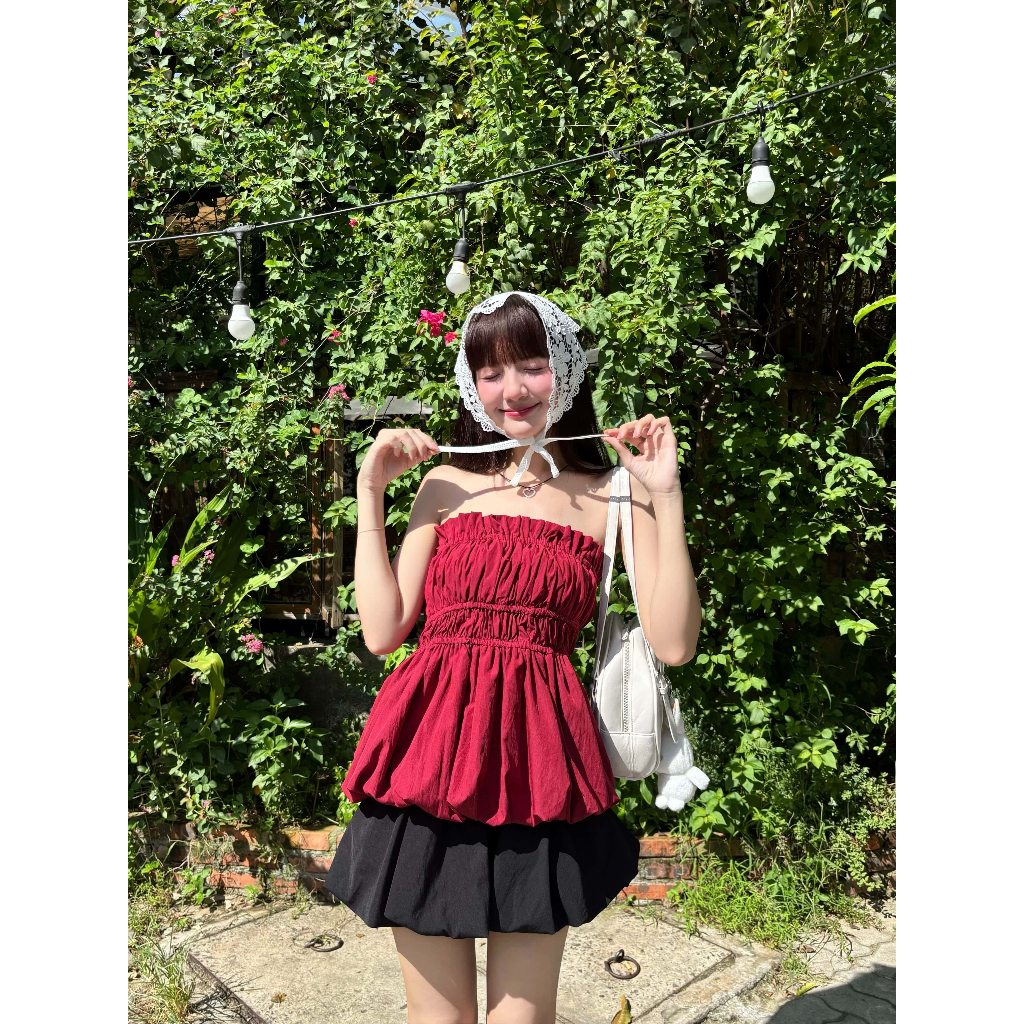 Chân Váy Bí Phồng MINHU CLOTHES Chân Váy Ngắn Lưng Chun Kèm Quần Bảo Hộ, Freesize và Bigsize [CV01] | BigBuy360 - bigbuy360.vn