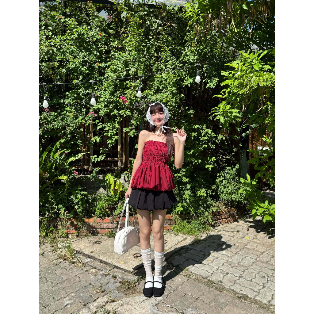 Chân Váy Bí Phồng MINHU CLOTHES Chân Váy Ngắn Lưng Chun Kèm Quần Bảo Hộ, Freesize và Bigsize [CV01] | BigBuy360 - bigbuy360.vn