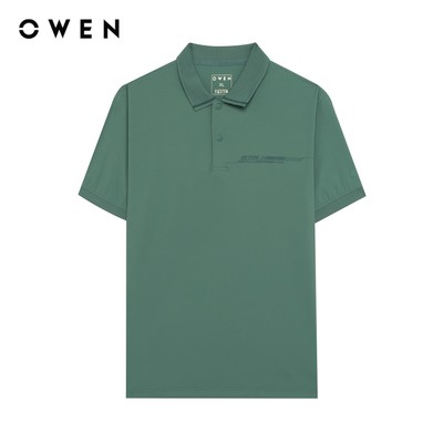 Owen - Áo polo Body Fit APV253655 màu Xanh bạc hà chất liệu Nylon spandex