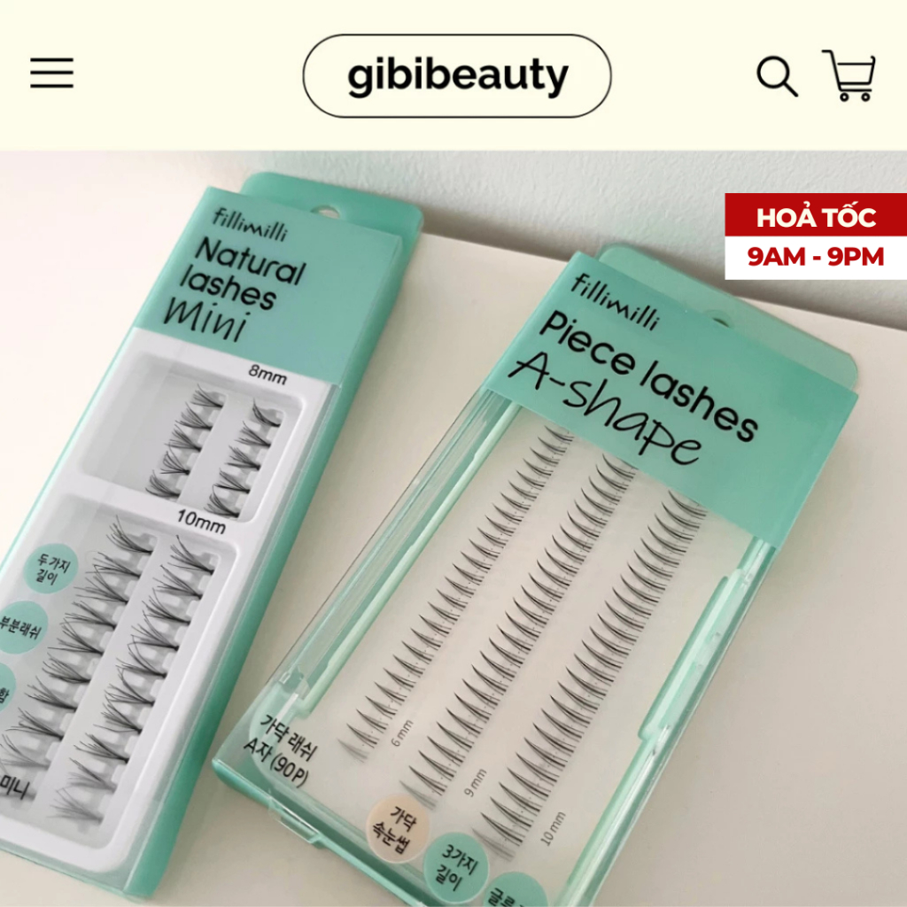 Mi giả FILLIMILLI Natural Lashes