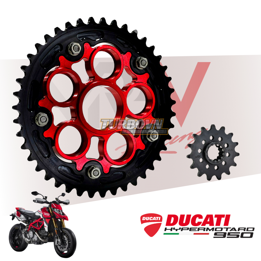 Nhông Sên Dĩa MREV Ducati Hyper Motard 950 (hub 5 lỗ) (N-110, D-130)