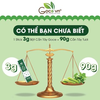 Bột cần tây nguyên chất Goce – 72g (24 gói x 3g)