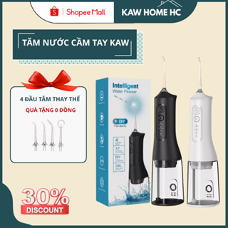 Máy Tăm Nước KAW Hàng Chính Gãng Fullbox Phụ Kiện Kèm 4 Đầu Tăm Khác Nhau Cho Mọi Loại Răng