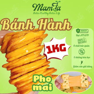  FREESHIP 1kg Bánh hành đài loan vỏ bánh hành kẹp phô mai kéo sợi siêu nhiều Mamfa thơm bánh ăn vặt healthy 