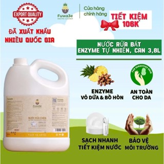  Nước Rửa Chén Bát Hữu Cơ Fuwa3e 3.8L  – 100% Thiên Nhiên Tẩy Sạch Dầu Mỡ An Toàn cho cả Gia Đình 