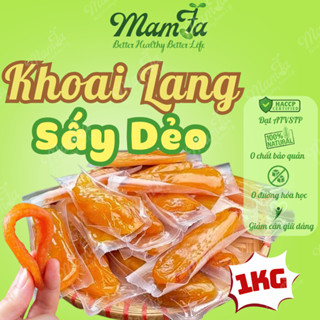 [GIÁ HỜI] 1KG Khoai Lang Mật Sấy Dẻo Nguyên Củ Đà Lạt hút chân không từng củ đồ ăn giảm cân ăn vặt healthy Mamfa
