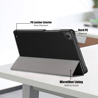 [Ảnh Thật] Bao Da MTB Lenovo TAB ONE 8.7" 2025 / Tab K9 8.7 TB305FU Gấp 3 Khúc Lưng Cứng Có Nam Châm