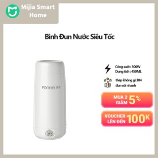 Bình Đun Nước Siêu Tốc mini 450ml Công Suất 300W, kèm túi đựng du lịch nhỏ gọn tiện lợi