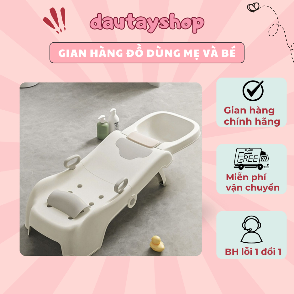 Ghế gội đầu cho bé Honper gấp gọn chắc chắn chịu lực cao,dautayshopvn