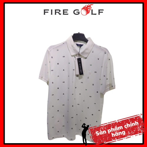Áo Polo Nam Hazzys Golf 0B403 WT – Thiết Kế Trắng Trẻ Trung | Thoáng Mát Chính Hãng | Fire Golf