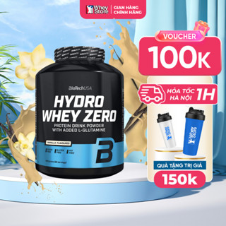 Sữa Tăng Cơ Cao Cấp BioTechUSA Hydro Whey Zero 4lbs (1,816Kg) Chính Hãng