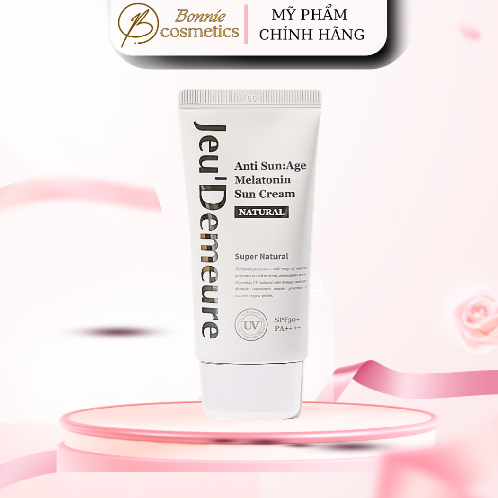 Kem Chống Nắng Kiềm Dầu, Bảo Vệ Da, Dưỡng Ẩm Jeu'demeure Natural Chỉ Số SPF 50+/PA++++ 50G