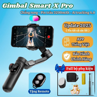  Gimbal chống rung điện thoại Smart X Pro chính hãng Gimbal 360 bản nâng cấp 2025 