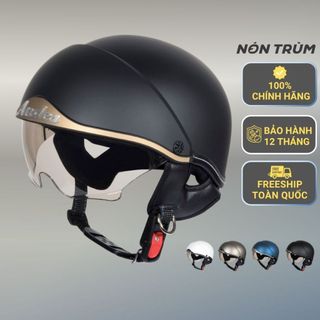 Nón bảo hiểm chính hãng Andes 139 có kính âm -Mũ bảo hiểm có kính Andes 3s139