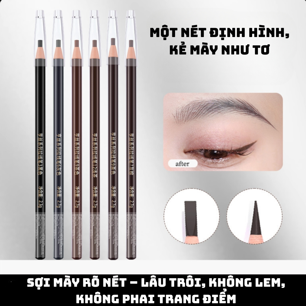 Ảnh 6 của Bút chì kẻ mày BEABIAI dạng xé, dạng vặn - chống nước, chống mồ hôi, lâu trôi, không phai màu