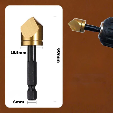 Mũi Nạo Bavia Ống Đồng  Dùng Cho Máy Khoan Pin