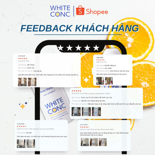 Sữa tắm trắng da toàn thân Body Vitamin C White Conc Nhật Bản 150ml/360ml/600ml