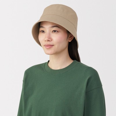 MUJI Mũ Bucket Cotton Twill Chống Uv
