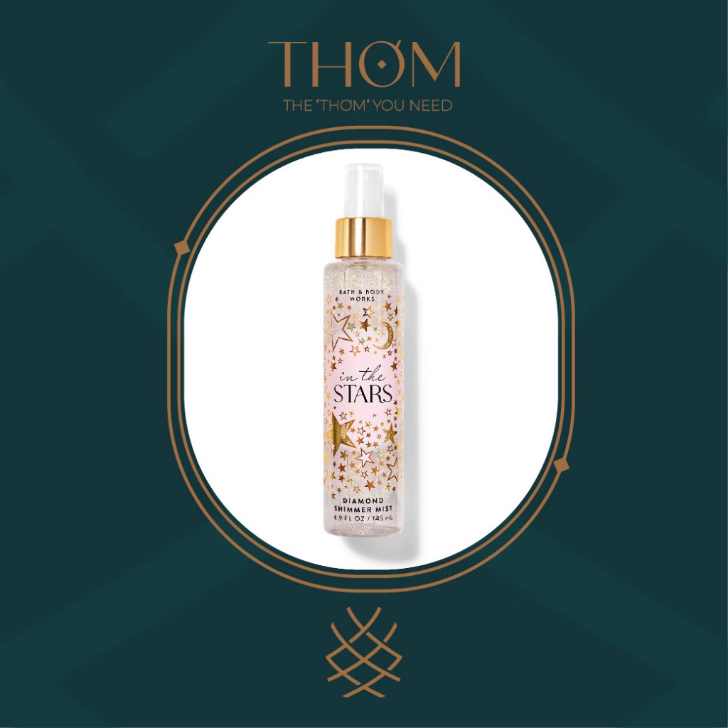 [SHIMMER] IN THE STARS SHIMMER | Xịt thơm nhũ kim tuyến tông nước hoa Diamond Shimmer Mist 145ml