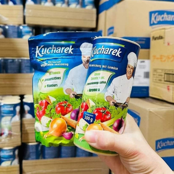Hạt nêm hữu cơ chay Kucharek Đức ONFOD cho bé ăn dặm ăn chay giảm cân healthy eat clean