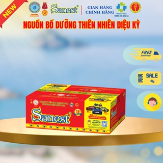 Nước Yến sào Khánh Hòa Sanest có đường 7,5% _Thùng 30 lon
