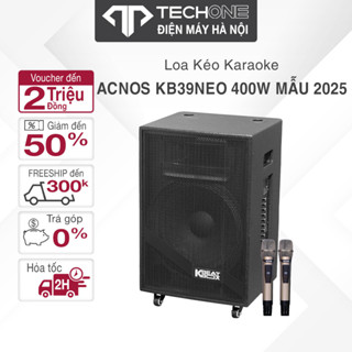  Loa Kéo Karaoke Acnos KB39neo 400w Kèm 2 micro Hàng Chính Hãng 100% Bảo Hành 12 tháng trên toàn quốc 